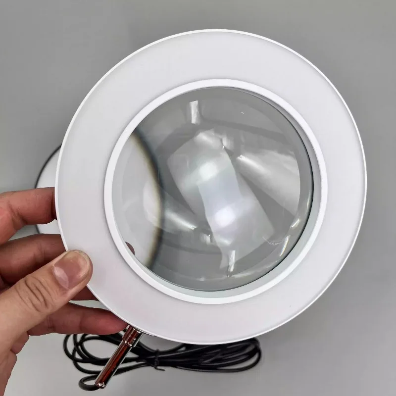 

HD High Magnification Helping Hand Soldering Magnifying Glasses with LED Lights Phone Screen Magnifier Glass Solder Clamp Loupe