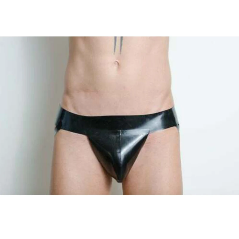 

Latex Briefs Thong Panties Shorts Rubber Underwear Open Hip Handmade Sexy Fetish for Men Customize