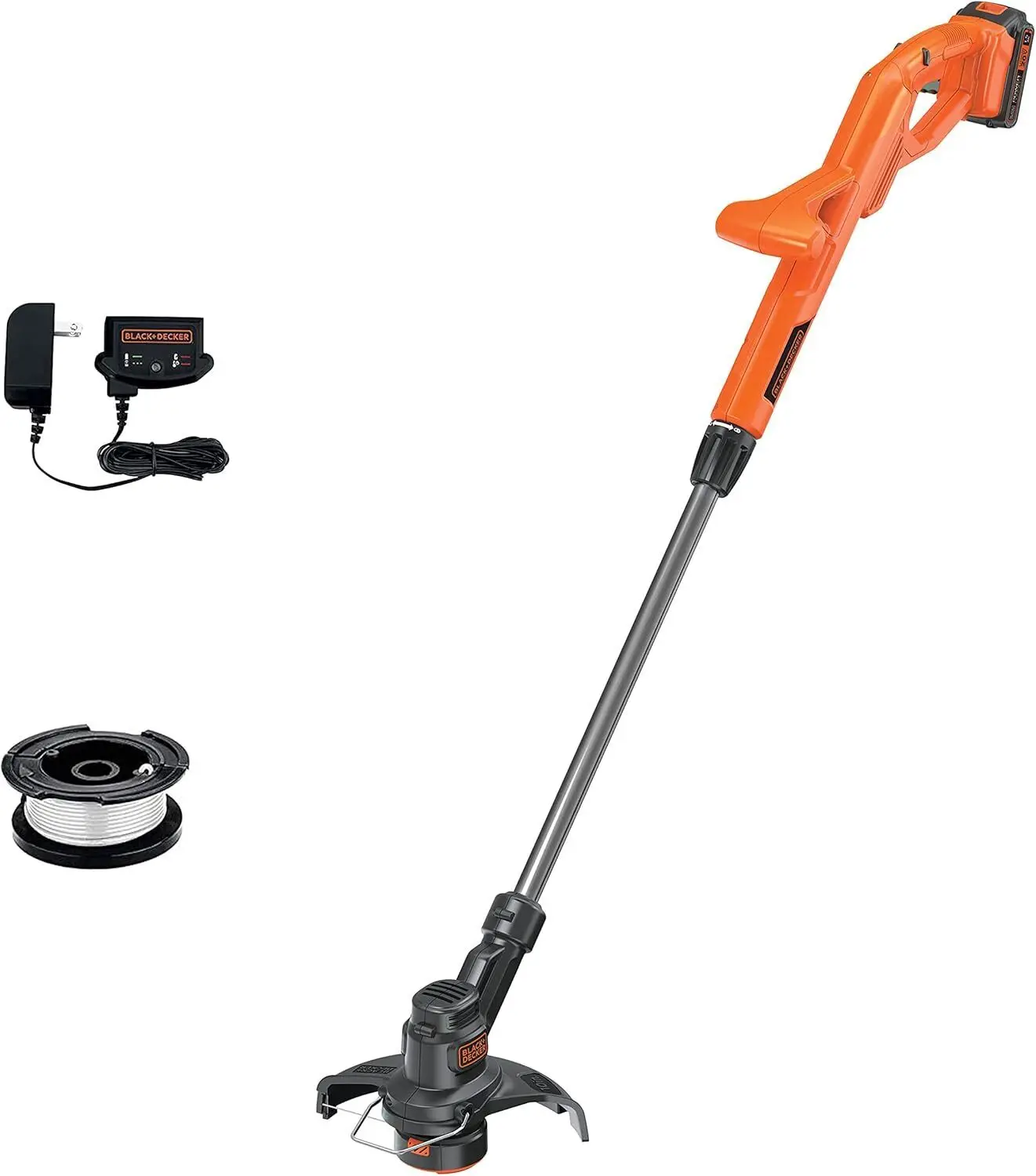 BLACK+DECKER 20V MAX String Trimmer/Edger Kit, 10-Inch (LST201)