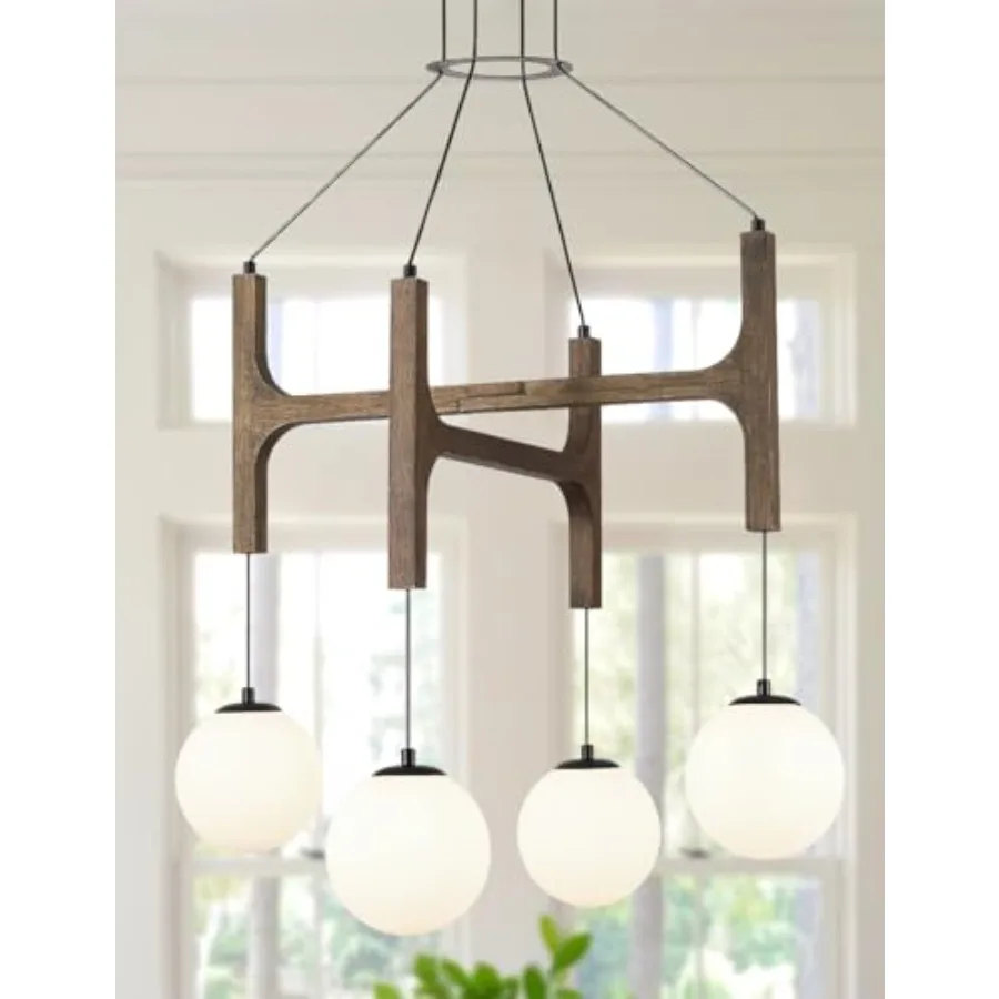 Vintage Milk Glass Pendant Light Chandelier