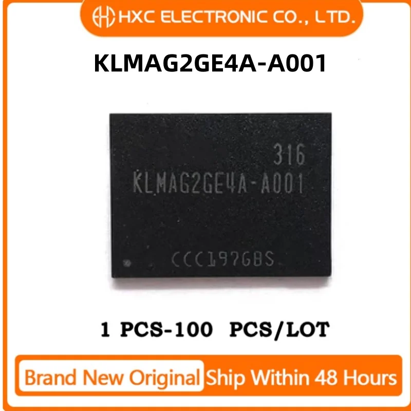 1PCS/10PCS/50PCS/100PCS KLMAG2GE4A-A001 KLMAG2GE4A BGA169 Brand New Original IC Chip