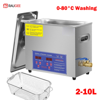 Ultrasonic Cleaner Ultrasound Cleaning Machine With Heated Washing 6L 10L Professional Home Commercial Ultrasonic Cleaner