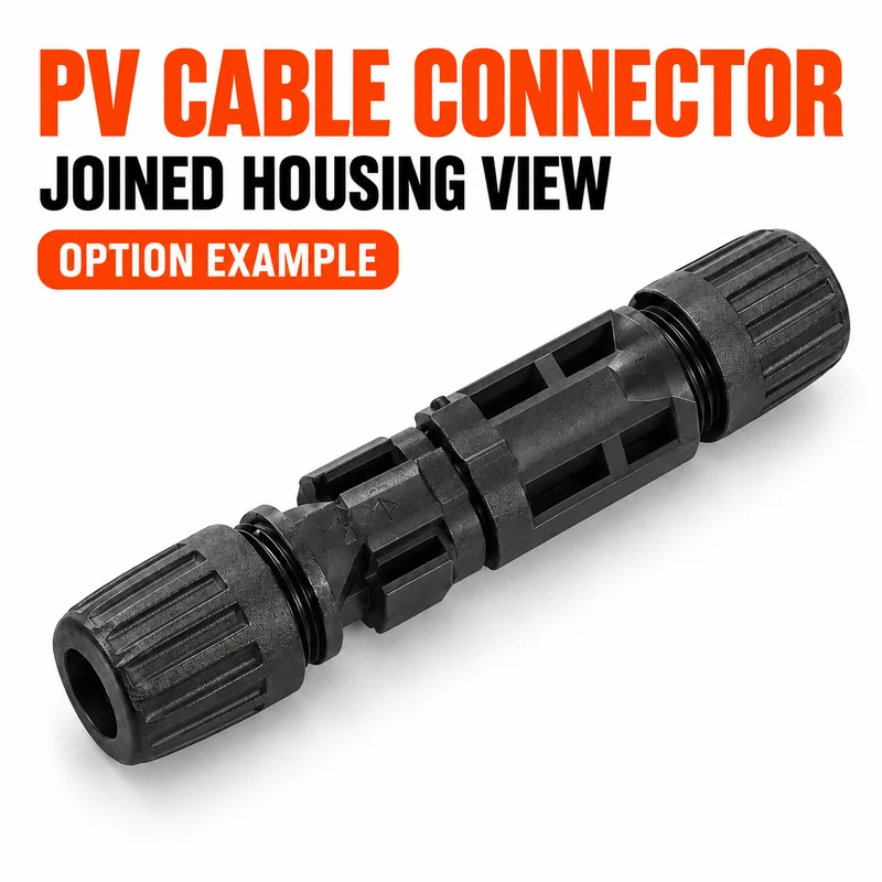 Y T Solar PV Branch Connector Options for Panel Wiring, Photovoltaic Cable Adapters with Connector and Tool Set Choices