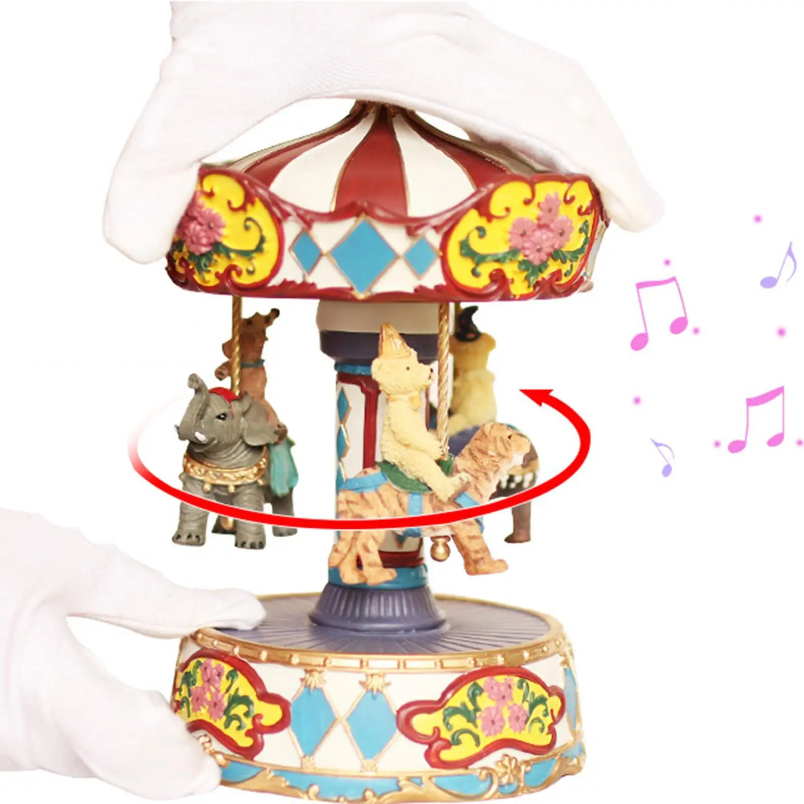 

Carousel Music Box Decorative Mechanical Music Decoration Birthday Gifts