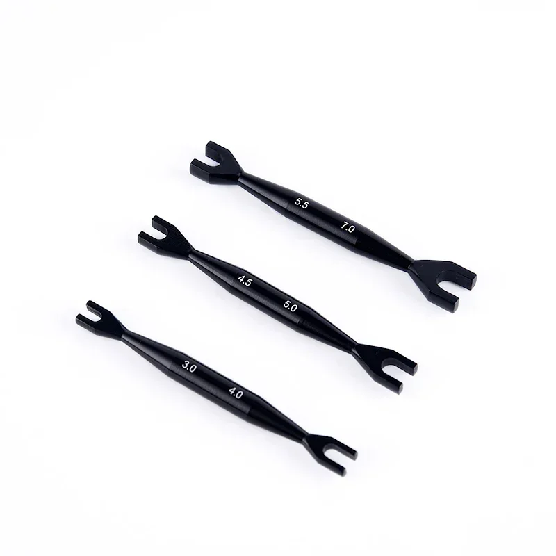 3pcs Wrench 3-4mm 4.5-5mm 5.5-7mm Double End Universal Spanner Open End Wrenches For Rc Crawler Car HSP Trxs Axial SCX10