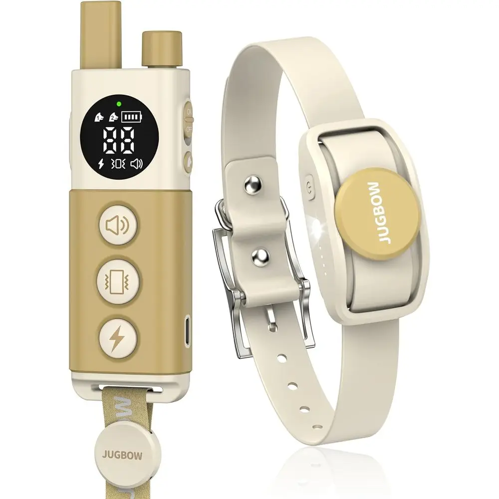 

Shock Collar or Dogs - 4200T Remote Training Collar or 15-120lbs Small Medium Large Dog, LED Light & Waterproo Electric Collars