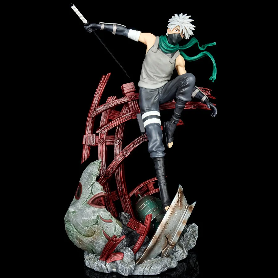 27-センチメートルナルトアニメフィギュアダークパートバトルカカシアクションフィギュアモデル装飾品-efigy-おもちゃ人形少年ギフト