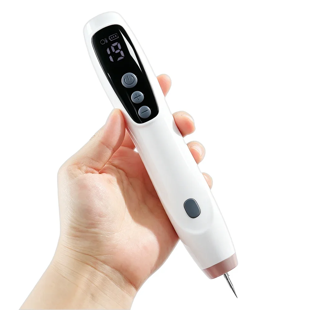 Professionelles 9-Stufen-LCD-Display Fibroblast-Plasma-Pen Augenlidstraffung Hautflecken-Entferner Muttermale Warzenentferner Schönheitsgerät für Zuhause – Detail 32