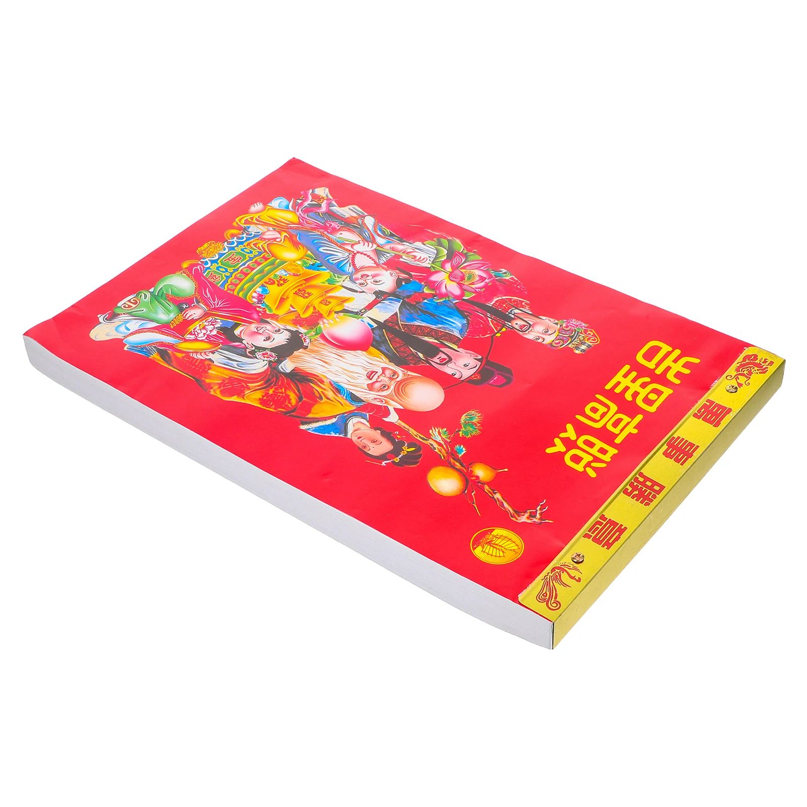 

Китайский ежедневный настенный календарь на 2026 год лошади, отрывной лунный дизайн зодиака для домашнего офиса, фэн-шуй, лунный календарь с датой 8 карат