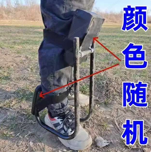 Knee Stool Agricultural Artifact Sit Kneel Cutting Work Not Tiring Random Color