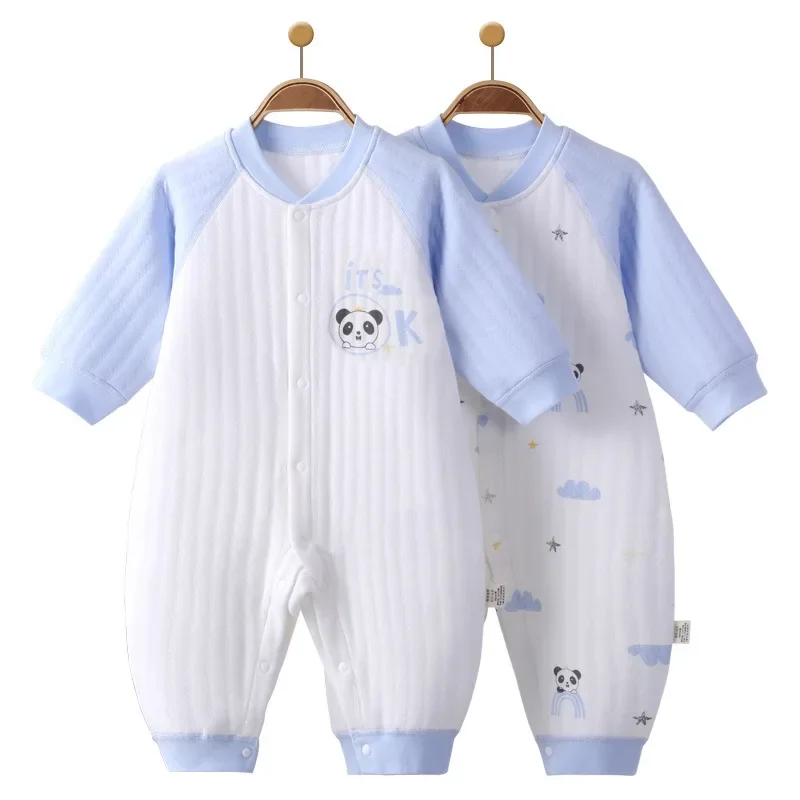 Pasgeboren Klasse A Jumpsuits zonder been Baby Onesie Luchtkatoen Schattige dierenkinderkleding Lente Herfst Wrap Scheten Pyjama Kruippak