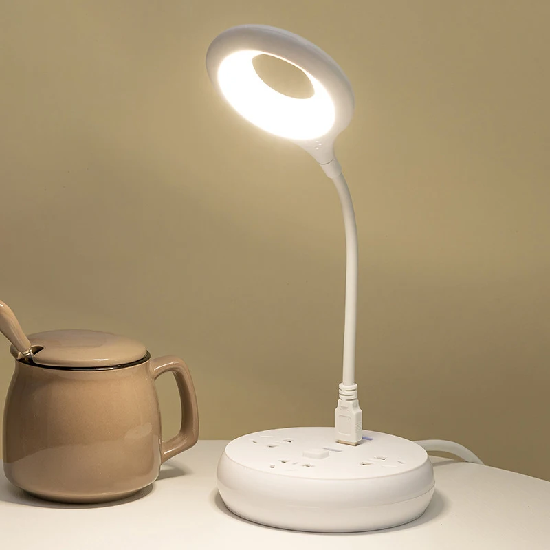 USB Light Portable LED Light Eye Care Study Reading Desk Lamp For Power Bank Camping PC Laptops Direct Plug Night Light【A】