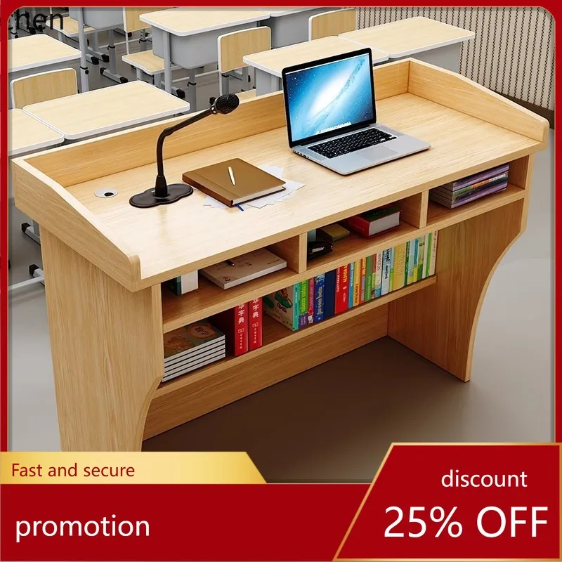 

Hxl lectern table classroom podium training conference room multimedia table