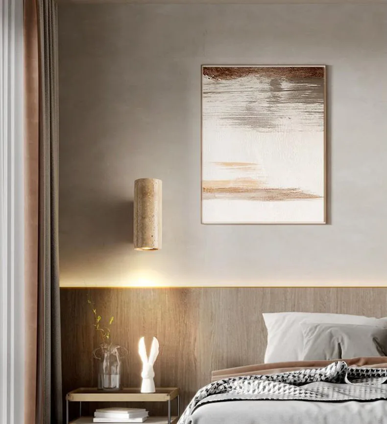 Natural Stone LED Wall Lamp Sconce Home Atmosphere