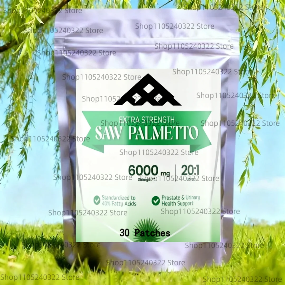 Hot Sale 30 Patches Saw Palmetto Extract With Ginger Root - Prostate Health Hair Supplement Urinary Health