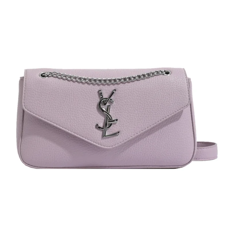 

2025 Square Chain Bag - Luxury Shoulder Purse, Trendy Work Commuter Bag for Women, Chic Small Crossbody with Gold Hardware