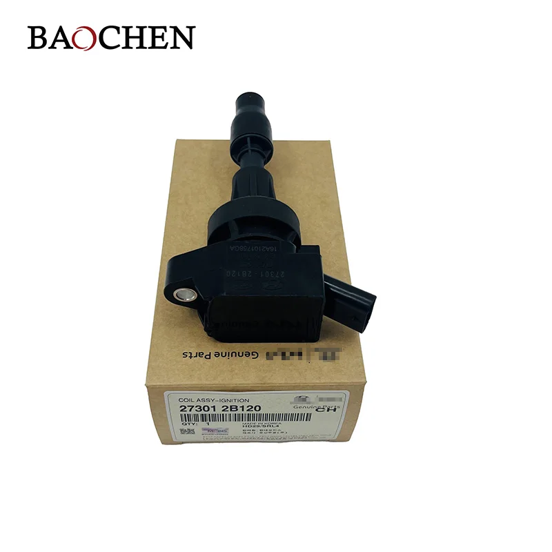 Genuine OEM 27301-2B120 Ignition Coil / 273012B120 for Hyundai Kona 18-21 Veloster 15-21 Elantra 17-20 Sonata 15-19 Tucson 16-18