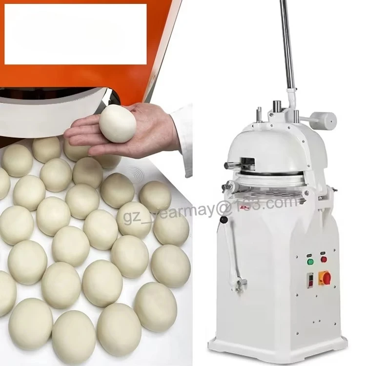 Continuous Conical Dough Divider Rounder, Dough Portion Rolling Machine for Bread Shaping