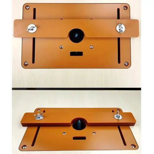 Imagen 1 del producto Fresadora de madera, ranurado, biselado, máquina cortadora, tabla de equilibrio, enrutador, mesa, placa de inserción, herramientas guía para banco de trabajo de carpintería