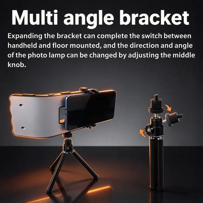JUMTOP Dental LED Oral Photography Camera With Bracket Dentist Photography Filling Lamp Flash Light Intraoral Light