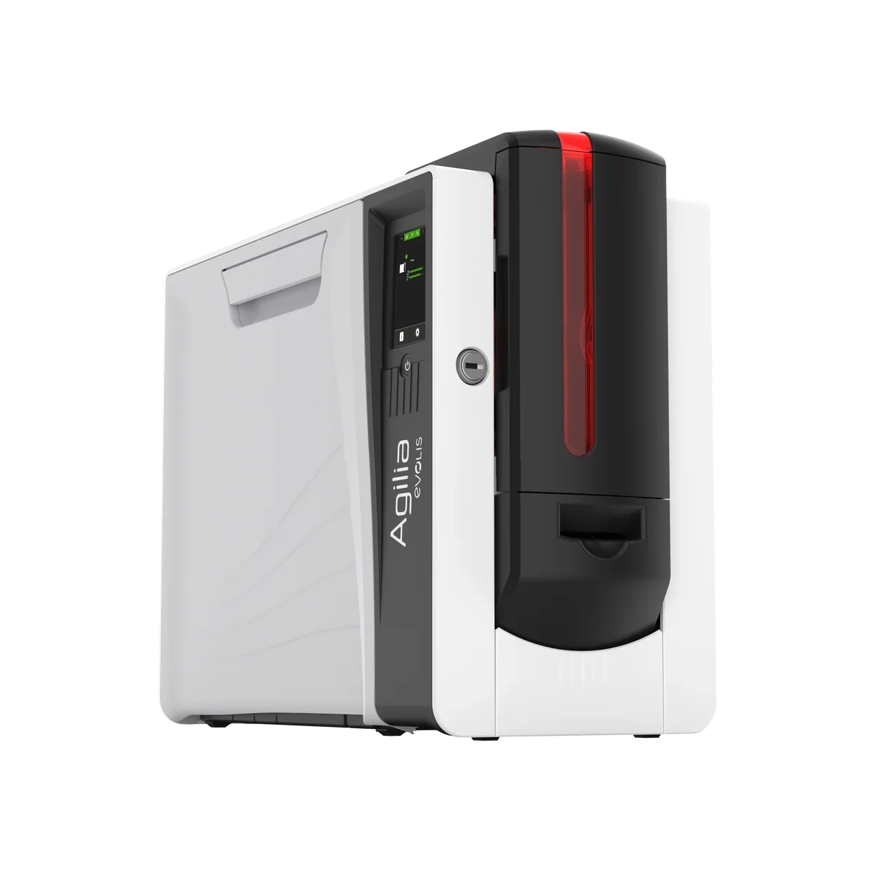 Nieuwe Originele Hoge Kwaliteit Evolis Agilia Retransfer Kaart Printer 600 Dpi Resolutie Expert Dual Sided Retransfer Id Card Pr