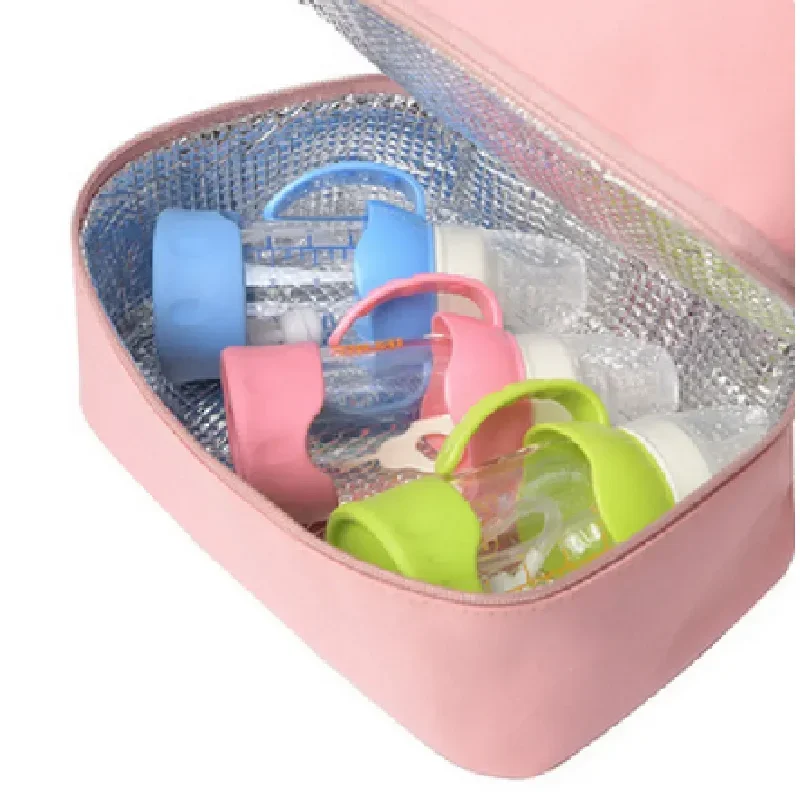 Insulation Bag Milk Storage Breast Pump Maternity Cooler Double Layer Fresh Keeping Baby Food Backpack Feeding Bottle for Mother