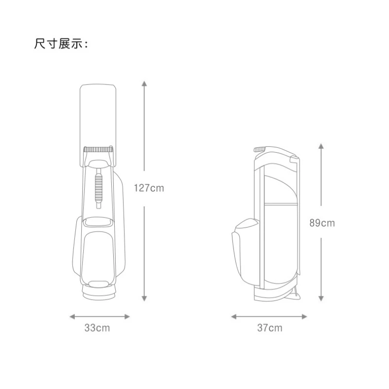 

PGM Golf Bag Women's Korean Style Personalized Bracket Bag Golf Waterproof Pocket Bag Dirty Resistant 골프 클럽 가방 QB128