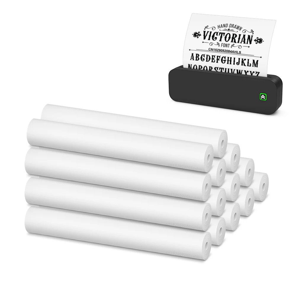 

Рулон термобумаги формата А4, термопечати 210*30 мм для термопринтера формата А4, беспроводной принтер Bluetooth, устройство A40 X8 D210 M08F