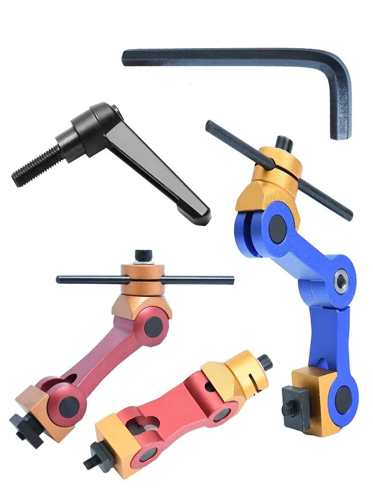 Universal Adjustable CNC Mill Machine Work Piece Stop Positioner for Lathe Workpiece Multi Function Milling Machine Locator Tool