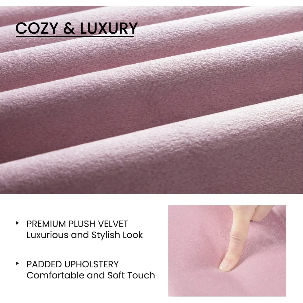 Cerlin Velvet Upholstered Platform Bed Frame - Full Size with Headboard, Wood Slat Support, Mattress Foundation, No Box Spring N