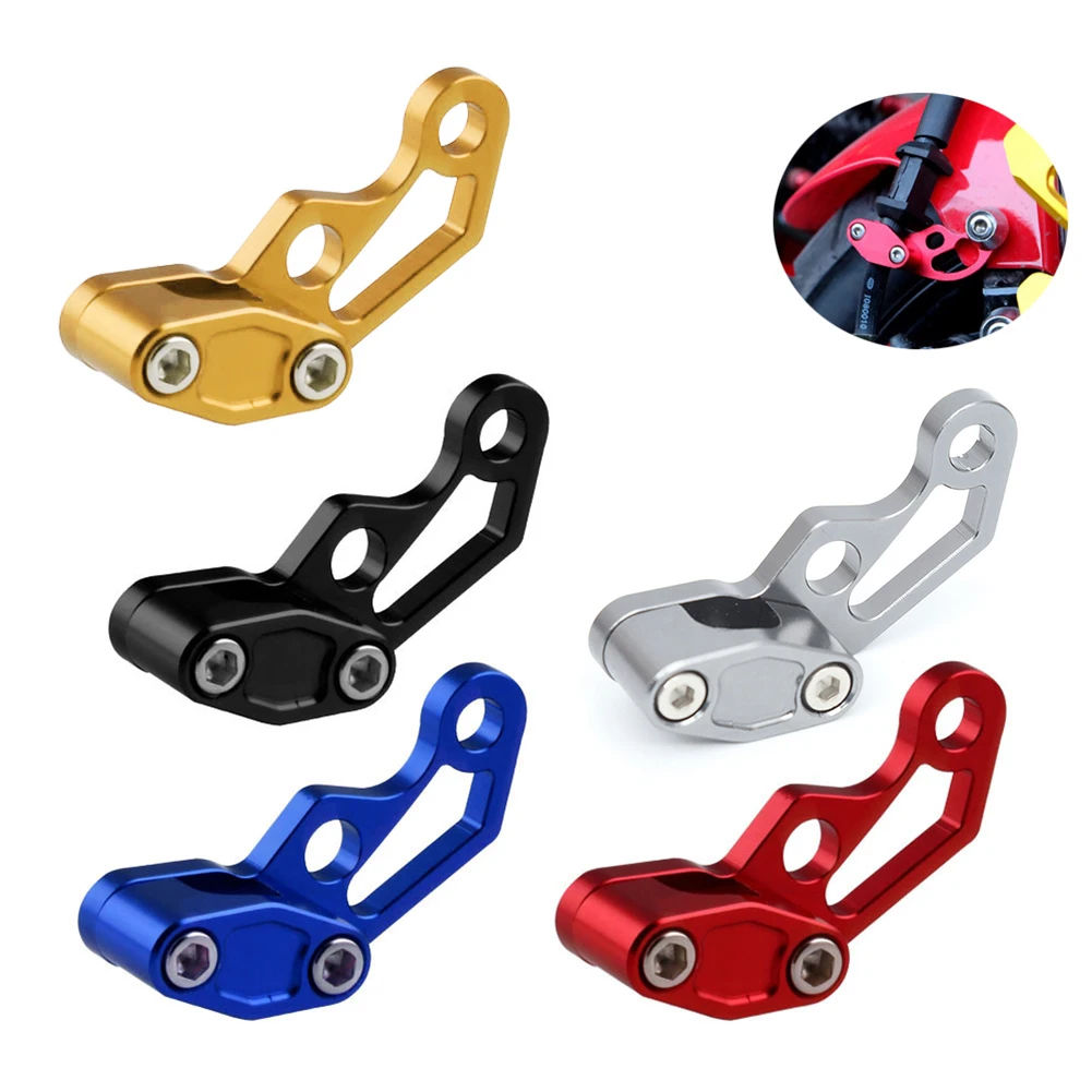 Universal Cnc Motorcycle Oil Pipe Cable Clip Brake Line Clamps For Honda Cb500f Ducati Monster Scrambler Suzuki Gsr 750
