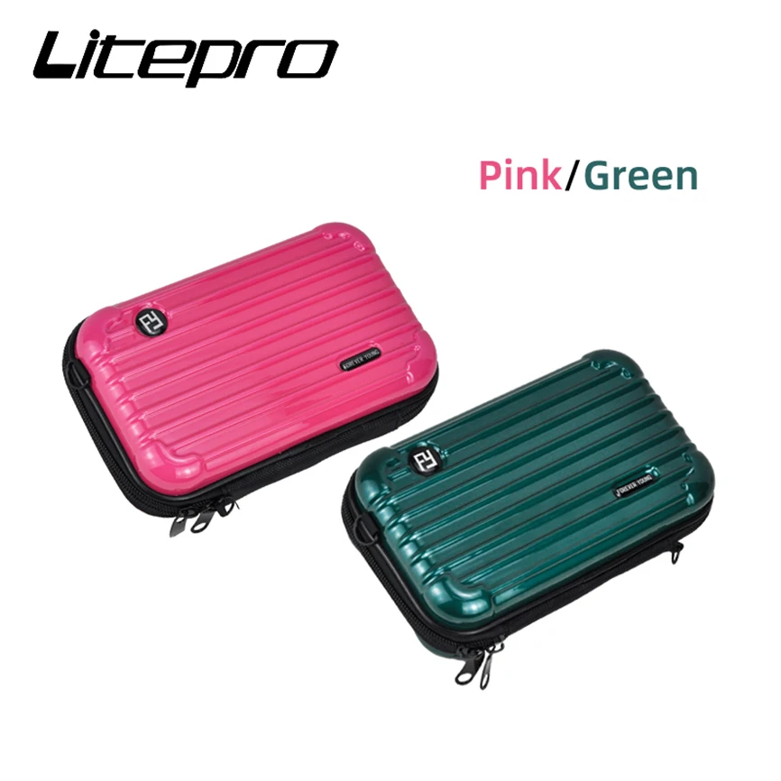 Litepro Portable Headstock Pig Nose Bag Waterproof Mini Suitcase Storage For Brompton Bicycle