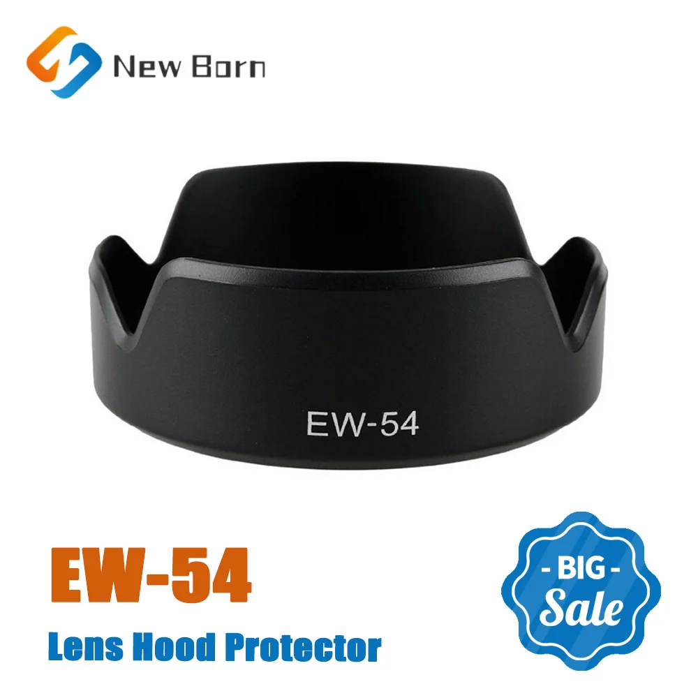 EW-54 Lens Hood Flower Shape Cover Cap Protector For Canon EOS M6 M50 M200 Mark II Camera Accessories