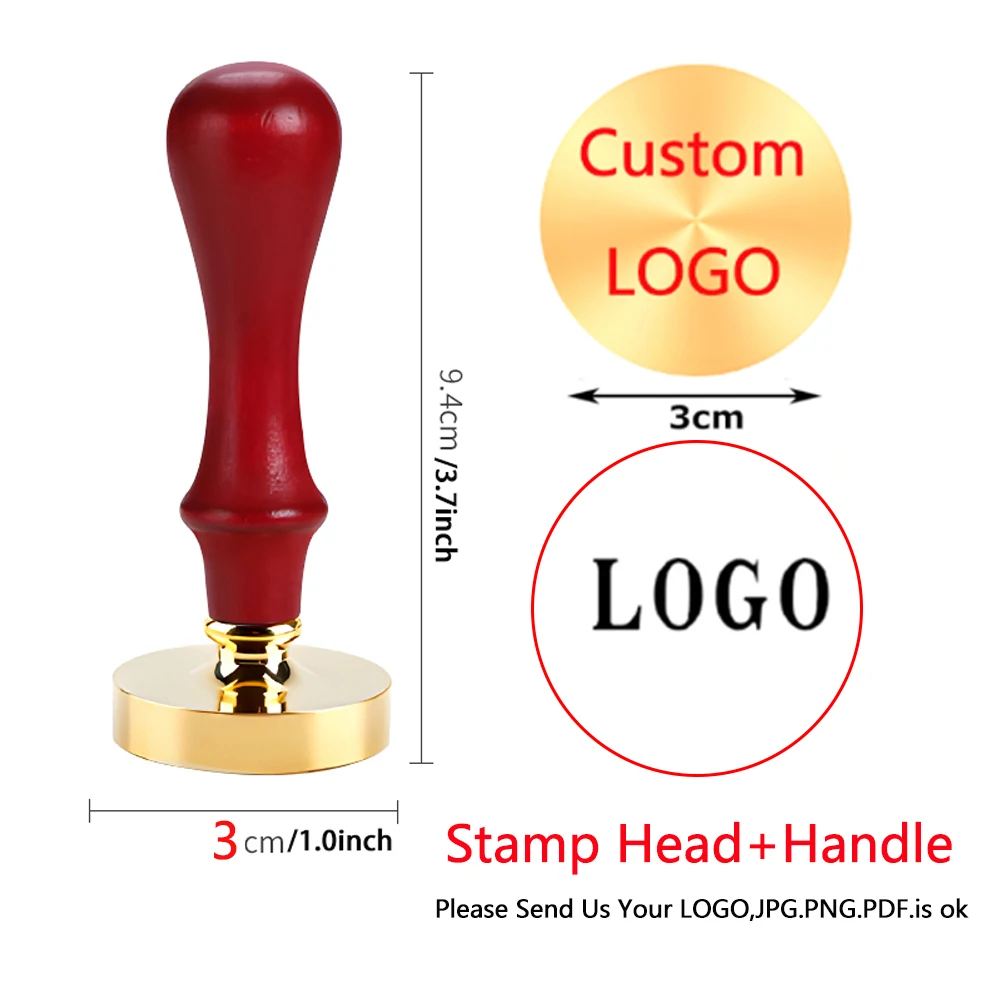 Aangepaste aardewerk stempel voor kleistempels Gepersonaliseerde logo & ontwerpmaker, perfect voor keramiek logo ontwerp zegel (2,5 cm - 5 cm) - afbeelding 1