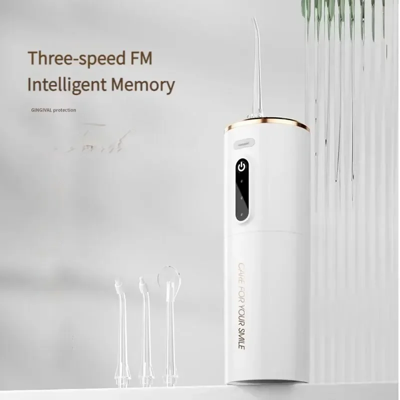 Electric Teeth Irrigator Portable Wireless Handheld Oral Irrigator 3 Cleaning Modes IPX6 Waterproof USB Charging Teeth Cleaner