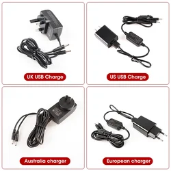 Charger For Heated Gloves Socks Charger Rechargeable Batteries Heating Jackets US EU USB Charger AU UK Without Battery 8.4V 1.5A