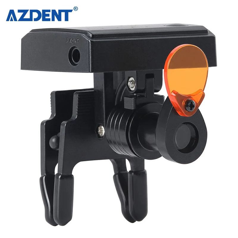 Lámpara frontal inalámbrica con lupa Azdent 5w 2026 con filtro óptico, luz médica con clip