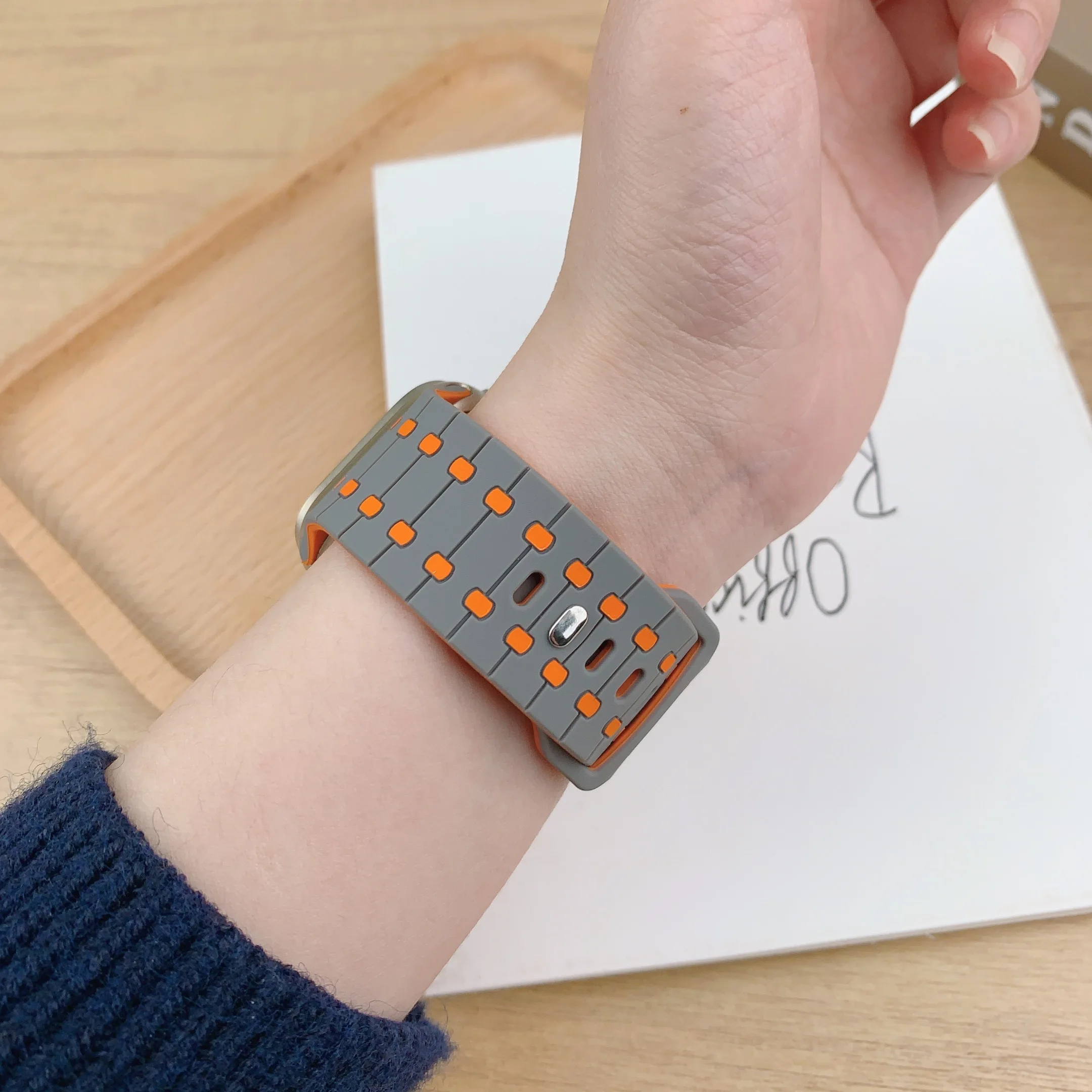 الرياضة سيليكون العصابات ل HK10 الترا 3 ساعة ذكية HK9 برو ماكس Ultra2 44 مللي متر 45 مللي متر 42 مللي متر 38 مللي متر 49 مللي متر HK8 H12 الترا DT8 زائد S9 SE حزام #5