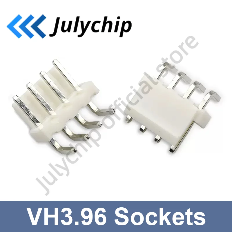 

10pcs VH3.96 bent pin connector 3.96mm 2P/3/4/5/6/7/8/9/10-12P