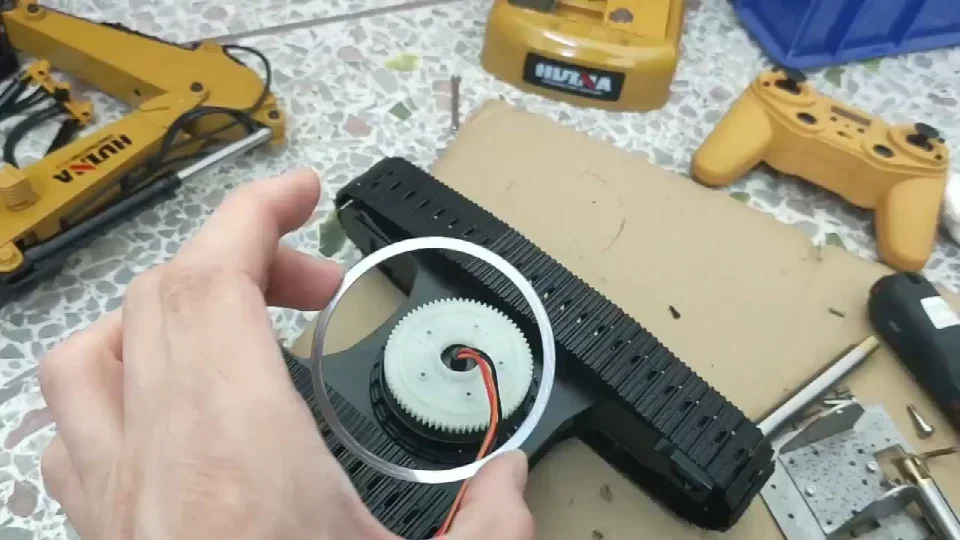 Upgrade Rotate Metal Gasket Part For HUINA 580 1:14 23Ch RC Excavator Reduced Position Deviation Part