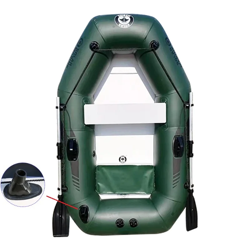 

2 Person PVC 200CM Inflatable Kayak Fishing Boat With Free Rowing Canoe Accessories For Surfing Diving Sailing