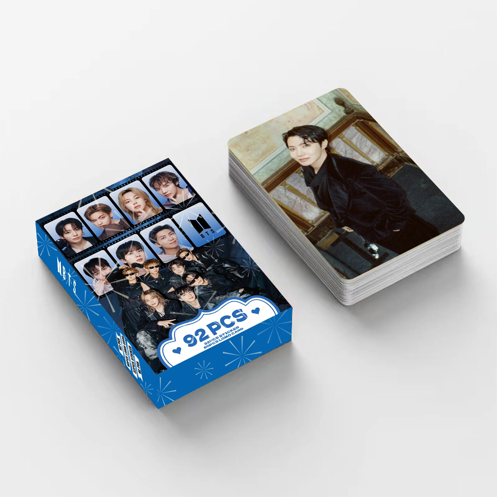 92Pcs BTS Photocards Stickers KPOP Idol Lomo Cards Pack HD Postcard Fans Gift - view 4