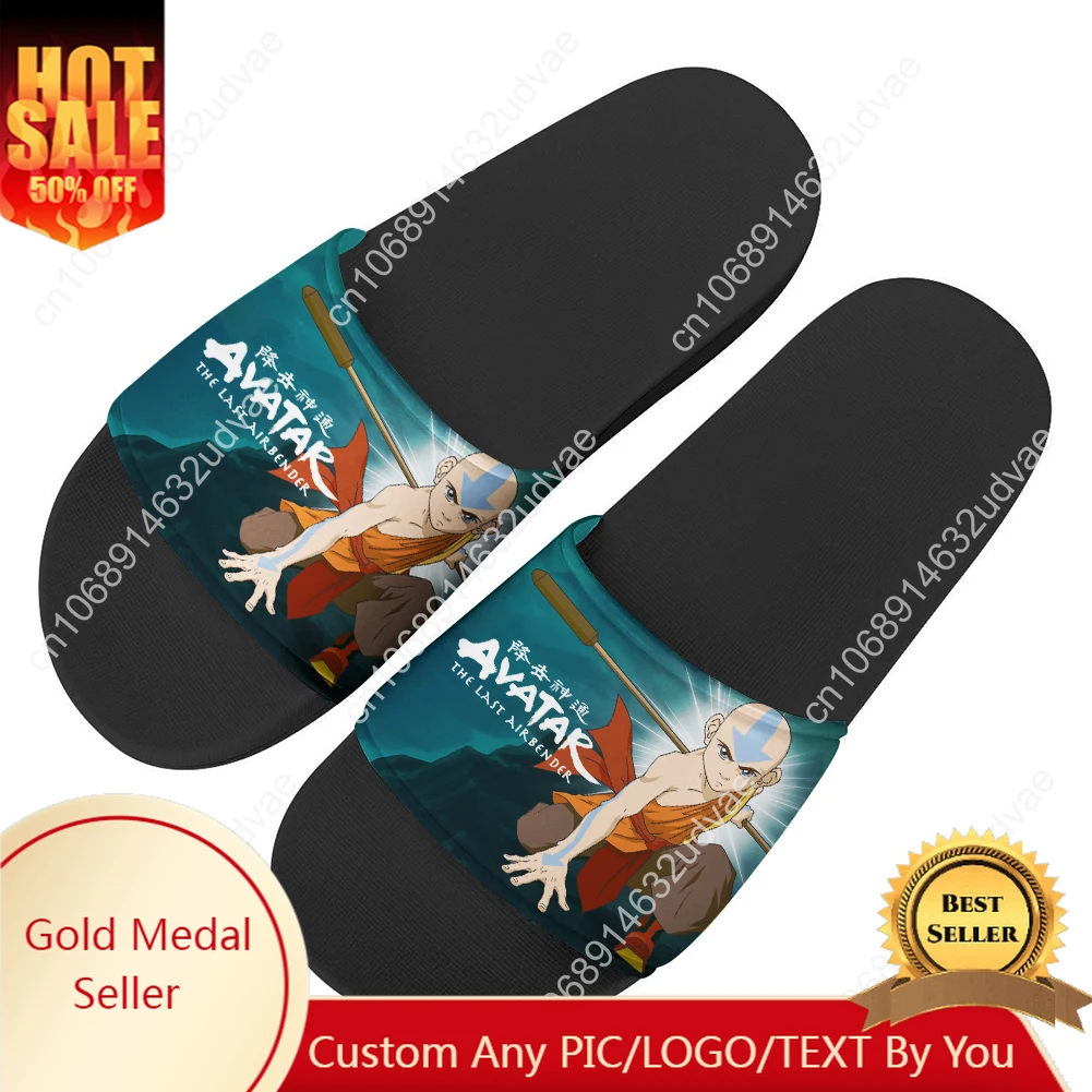 

Avatar The Last Airbender Sandals Home Slippers Water Shoes Men Women Teenagers Children Sandal Pool Custom Made Summer Slipper