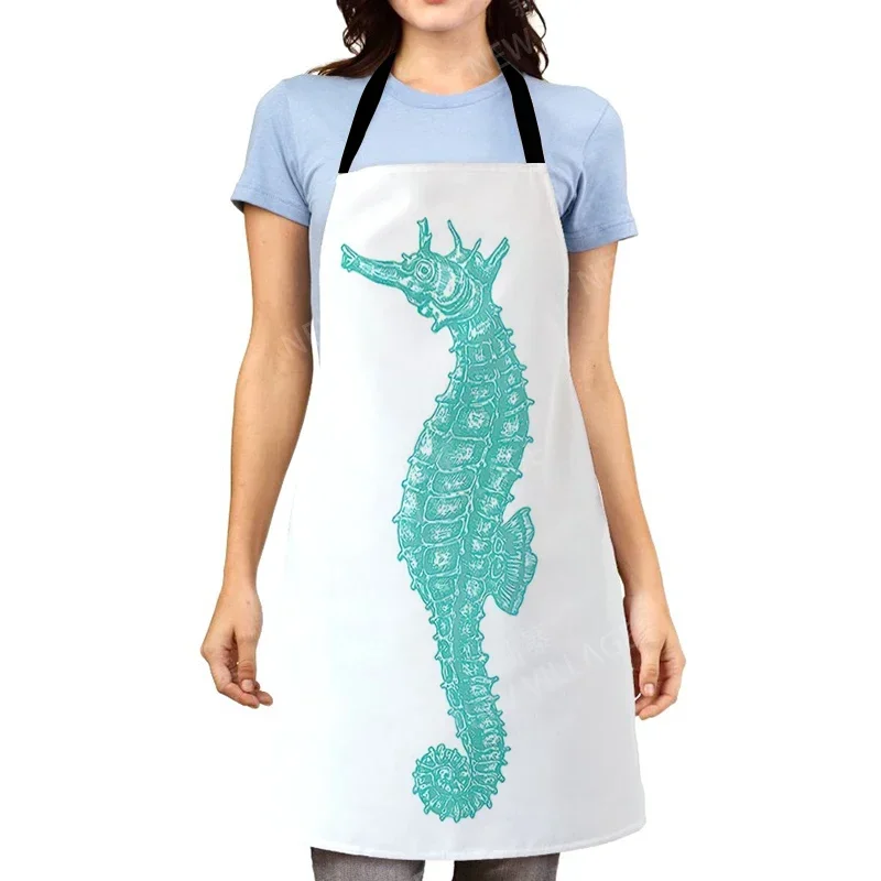 Aesthetic Women kitchen apron kids original Children Waterproof girl  princess waiter work apron oil proof nordic boho plant