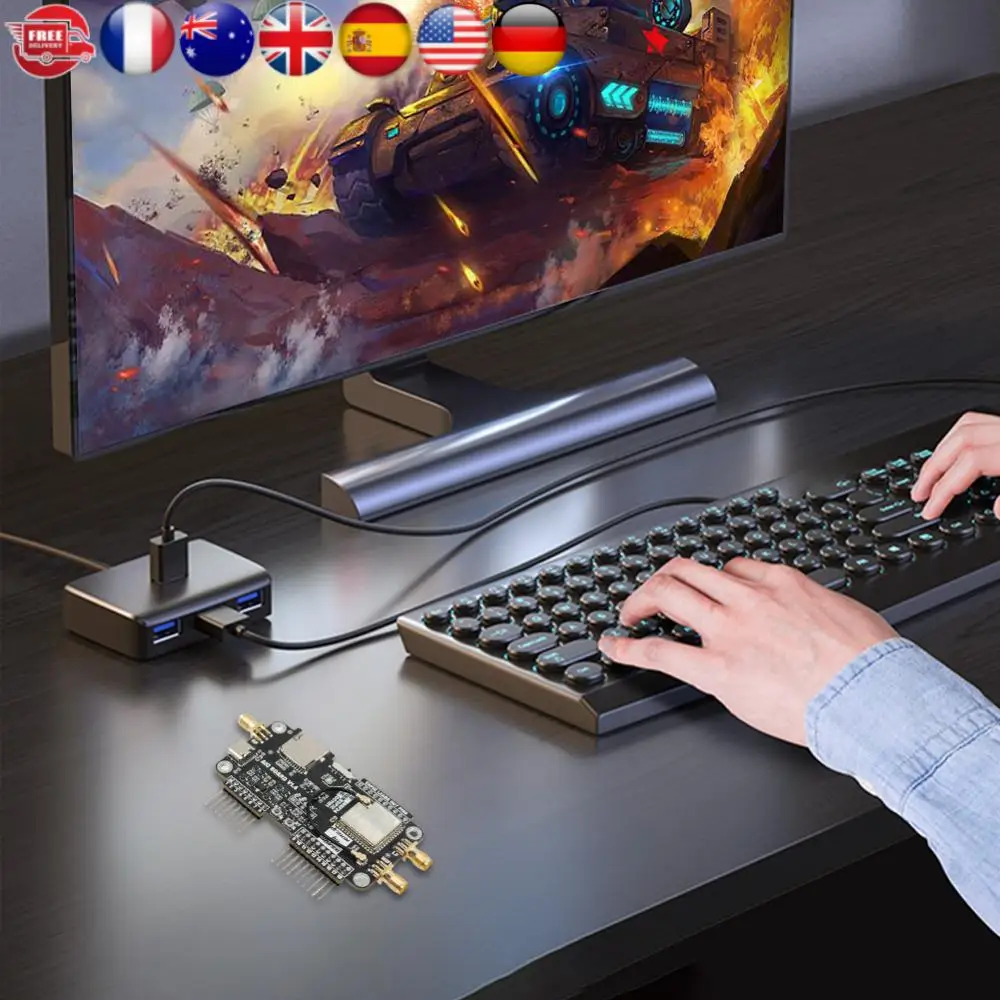 

For Flipper Zero Multiboard Expansion Board 3 in 1 2.4G Module Expansion WiFi NRF24 + ESP32 Expansion High Gain CC1101 Module