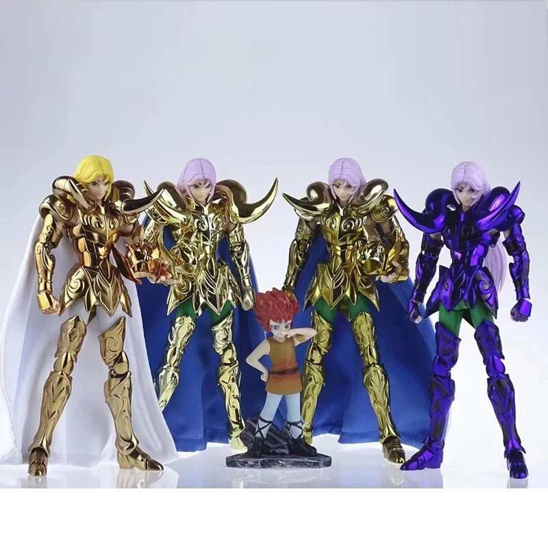 

JM.MST Saint Seiya Myth Cloth EXM/EX Metal Aries Mu Metal Horn 24K/OCE/Dark Gold Knights of the Zodiac Action Figure In Stock