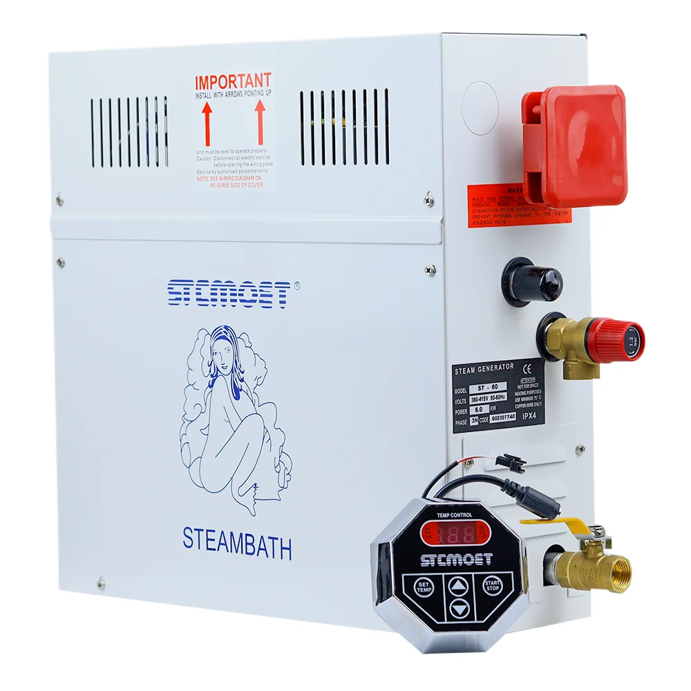 4.5KW Steam Generator for Shower Home Steam Machine Sauna Equipment Sauna Bath SPA Steam Shower With Digital Controller
