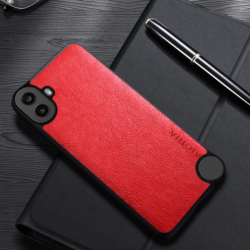 حافظة لهاتف لا شيء CMF 1 2 Pro 2A Plus 3 تصميم بسيط غطاء أعمال جلدي فاخر لا شيء جراب هاتف 3a Pro