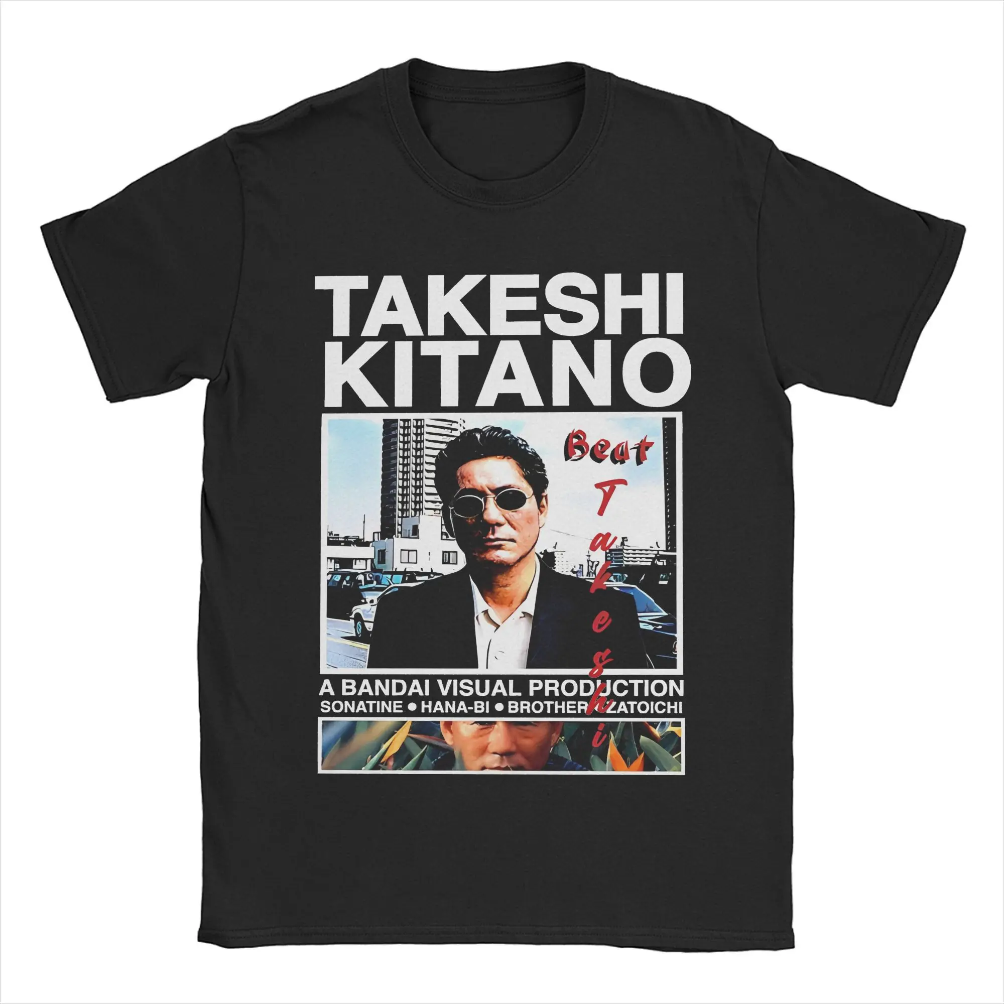 Takeshi Kitano Tee Shirt for Men Women Graphic Printing T Shirts Actor Cotton Clothes