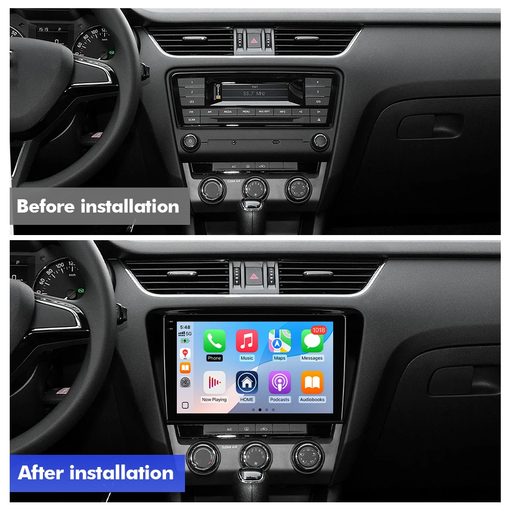 2026 new! 10.1 Inch Android 14  Car Radio For Skoda Octavia 3 A7 2014-2017 Carplay Auto Stereo camera GPS Multimedia Player 2din